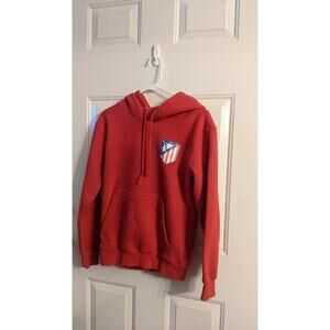 Atletico de Madrid UEFA Champions League, Athletics of Madrid Medium Red Hoodie